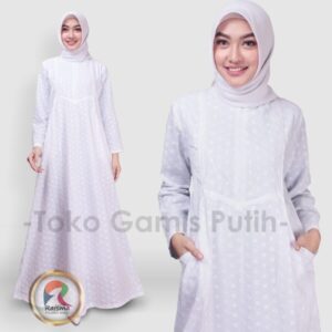 RSM GAMIS PUTIH UMROH TERBARU / GAMIS PUTIH LEBARAN / GAMIS UMROH WARNA PUTIH