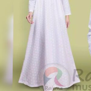 BAJU GAMIS PUTIH / GAMIS UMROH / GAMIS WARNA PUTIH / GAMIS PUTIH SYARI / PERLENGKAPAN UMROH WANITA