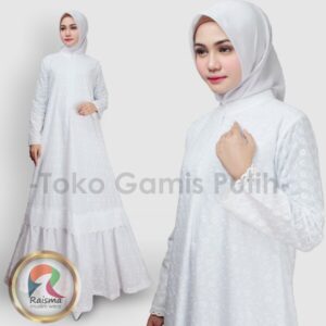 GAMIS PUTIH / GAMIS UMROH PUTIH / GAMIS PUTIH UMROH / BAJU GAMIS PUTIH UMROH / GAMIS PUTIH JUMBO