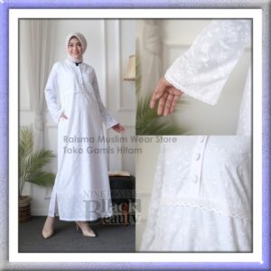 GAMIS PUTIH JUMBO / GAMIS PUTIH BIG SIZE / BAJU GAMIS PUTIH / GAMIS UMROH / PERLENGKAPAN UMROH