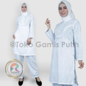 BAJU UMROH WANITA / BAJU IHROM WANITA / SETELAN TUNIK / PERLENGKAPAN UMROH WANITA