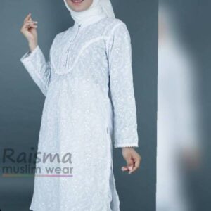 BAJU ATASAN WARNA PUTIH / TUNIK PUTIH