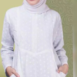 BAJU GAMIS PUTIH / GAMIS UMROH / GAMIS WARNA PUTIH / GAMIS PUTIH SYARI / PERLENGKAPAN UMROH WANITA