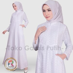 RAISMA / GAMIS UMROH PUTIH / BAJU GAMIS PUTIH POLOS / GAMIS PUTIH JOMBO / GAMIS UMROH /GAMIS UMROH