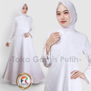 RSM / GAMIS PUTIH / GAMIS UMROH / GAMIS PUTIH WANITA / GAMIS PUTIH POLOS / BAJU GAMIS PUTIH UMROH