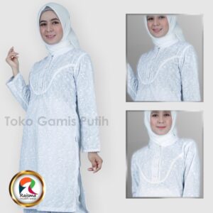 BAJU ATASAN WARNA PUTIH / TUNIK PUTIH