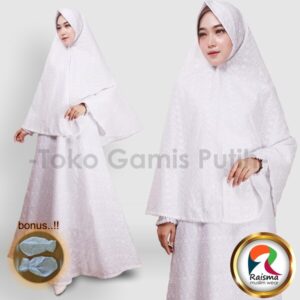 GAMIS UMROH PUTIH / RSM GAMIS UMROH / GAMIS WARNA PUTIH / GAMIS PUTIH COCOK UNTUK UMROH